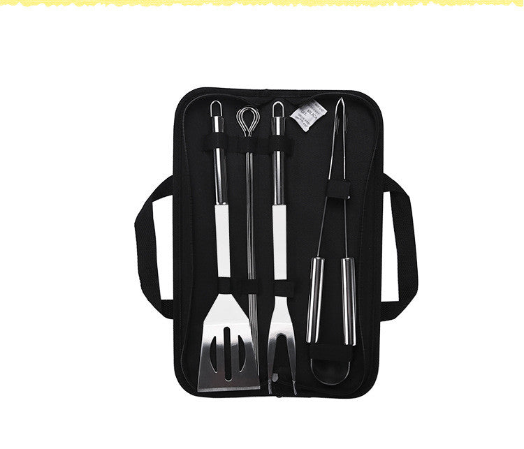20-Piece Stainless Steel BBQ Tool Set for Grilling